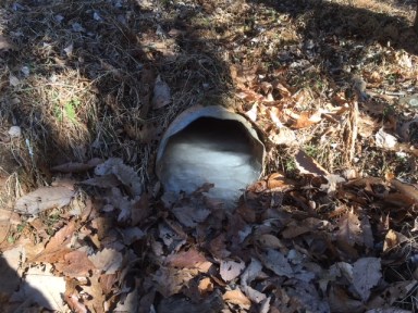 Frozen culvert 1-6-18